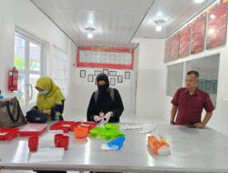 Perpanjang Sertifikat Laik Higiene, Dapur Sehat Lapas Muara Enim Kedatangan Tim Survei Dari Dinkes Muara Enim