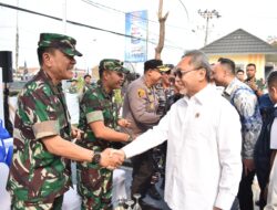 Danrem 043/Gatam Dampingi Pj Gubernur Lampung Resmikan Pasar Natar dan Pembukaan TOP Natar