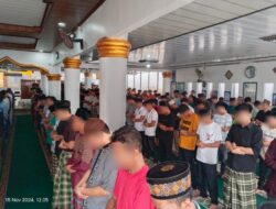 Pentingnya Saling Memaafkan, Menjadi Tema Khutbah Sholat Jumat Berjamaah Rutan Kotabumi