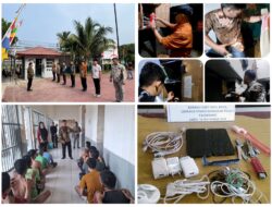 Berantasan Halinar, Lapas Kelas I Palembang Geledah Kamar Hunian Warga Binaan