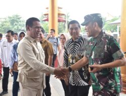 Danrem 043/Gatam Dampingi Mentan RI Kunker di Wilayah Lampung