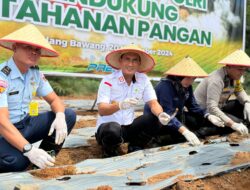 Karutan Kelas IIB Menggala Hadiri Launching Gugus Tugas Ketahanan Pangan