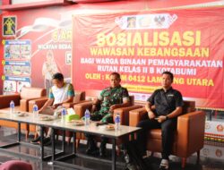 Rutan Kotabumi Gelar Sosialisasi Wawasan Kebangsaan