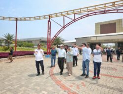 Pj. Gubernur Lampung Tinjau Progres Pembangunan Kawasan Bakauheni Harbour City
