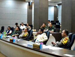 Danrem 043/Gatam Bersama Kapolda Lampung Ikuti Rakor Terkait Perkembangan Situasi Dan Keamanan Jelang Pilkada Serentak 2024