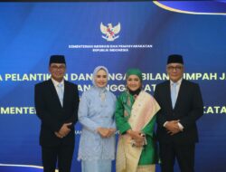 Menteri Agus Andrianto Resmi Lantik Kakanwil Dodot Adikoeswanto dan Kadivim Kumham Lampung Jadi Pimti Pratama di Lingkungan Kemenimipas