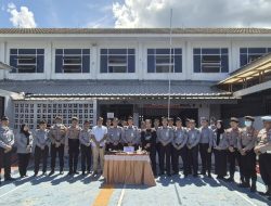 Rutan Krui Gandeng Polres Pesisir Barat Gelar Razia Gabungan dan Tes Urine