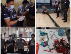 Lapas Kelas III Pagar Alam Laksanakan Razia Rutin Blok Hunian Warga Binaan