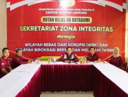 Rutan Kotabumi Ikuti Sosialisasi Standarisasi Dapur Sehat Pemasyarakatan