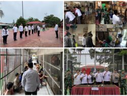 Sinergi Bersama APH, Lapas Kelas I Palembang Gelar Penggeledahan Blok Hunian Warga Binaan