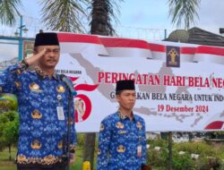 Kepala Lapas Muara Enim Pimpin Upacara Hari Bela Negara ke-76