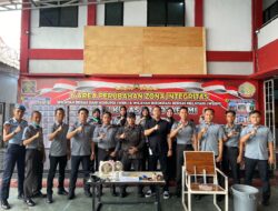 Tingkatkan Kewaspadaan Jelang Nataru, Rutan Kotabumi Gelar Apel Siaga Nataru dan Razia Rutin