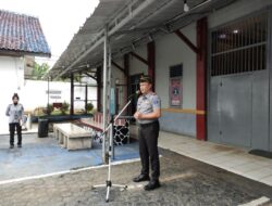 Gelar Apel Pagi, Karutan Sukadana Tegaskan Kedisiplinan dan Tanggung Jawab Dalam Pelaksanaan Tugas