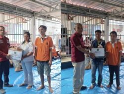 Lapas Kelas III Pagar Alam Laksanakan Bakti Sosial Pembagian Sembako Kepada Keluarga Warga Binaan