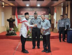 Kadivpas Kemkumham Lampung Bersama Kalapas Saiful Sahri Saksikan Ikrar Setia NKRI Empat Narapidana Terorisme di Lapas kelas I Bandar Lampung
