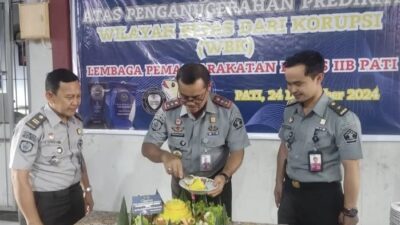 Lapas Kelas IIB Pati Gelar Acara Tasyakuran Untuk Merayakan Pencapaian Besar Dalam Peroleh Predikat WBK 2024