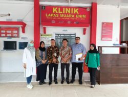 Klinik Lapas Muara Enim Perpanjang Izin, Dinkes Lakukan Visitasi
