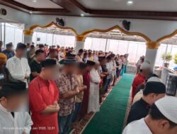 Perenungan Awal Tahun, Menjadi Tema Sholat Jumat Berjamaah Rutan Kotabumi