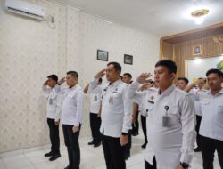 Semangat, Rutan Sukadana Ikuti Apel Bersama Awal 2025