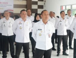 Lapas Kelas I Bandar Lampung Ikuti Apel Bersama Awal Tahun 2025 Secara Virtual