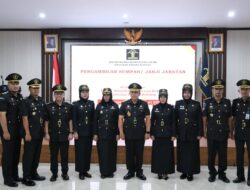 Kakanwil Harun Sulianto Lantik 9 Pejabat Kemenkum Babel