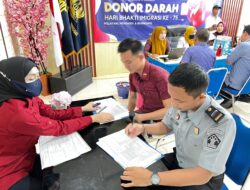 Rutan Kotabumi Ikuti Donor Darah di Kanim Kotabumi