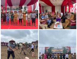 Dukung Program Ketahanan Pangan, Rutan Menggala Hadiri Penanaman Bibit Jagung Serentak