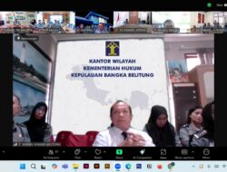 Kakanwil Kemenkum Babel Ikuti Penguatan Pengelolaan Media Sosial Kementerian Hukum