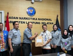 Perkuat Sinergitas P4GN, Lapas Narkotika Bandar Lampung Lakukan Audiensi ke BNN Lampung Selatan