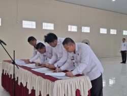 Lapas Muara Enim Gelar Penandatanganan Pakta Integritas dan Komitmen Bersama