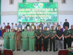 Kasrem 043/Gatam Buka Secara Resmi RAT Ke-49 Koperasi Konsumen Primer Kartika Gatam Tutup Buku 2024