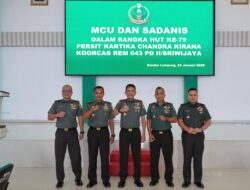 Peringati HUT Ke-79, Persit KCK Koorcab Rem 043 PD II/Swj Gelar Donor Darah dan Penyuluhan Kesehatan