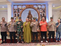 Danrem 043/Gatam Bersama Kapolda Lampung Patroli Pantau Malam Tahun Baru Imlek