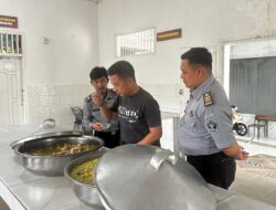 Lapas Kotabumi Pastika Makanan Berkualitas Bagi Warga Binaan Sehat