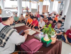 Pengajian Tausyiah di Masjid Nur Hidayah  Mengingatkan Warga Binaan Tentang Kematian