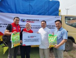 Tanggap Bencana, Pertamina Salurkan 1000 Paket Sembako Untuk Warga Terdampak Banjir di Lampung