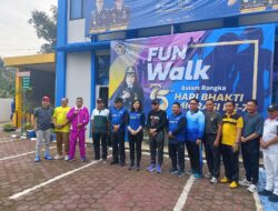 Kalapas Kotabumi Beserta Jajaran Ikuti Fun Walk Hari Bakti Imigrasi Ke-75