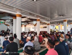 Menggali Hikmah Isra Mi’raj Jadi Tema Sholat Jumat Berjamaah di Masjid Nur Hidayah Rutan Kotabumi