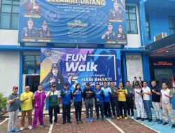 Imigrasi Kotabumi Gelar Jalan Sehat Bersama Forkopimda Peringati Hari Bhakti Imigrasi ke-75