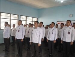 Sambut Tahun Anggaran Baru, Karutan Nur Febrianto Beserta Jajaran Rutan Pemalang Ikuti Apel Bersama Empat Kementerian