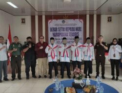 Kalapas Gumilar Budirahayu Pimpin Empat Narapidana Terorisme Lapas Metro Teguhkan Ikrar Setia Kembali Kepangkuan NKRI