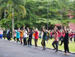 Unila Gelar Senam Bersama Bertajuk “Unila Be Strong”