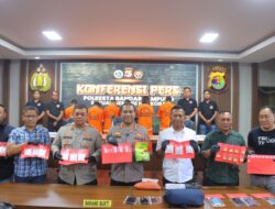 Berhasil Gagalkan Peredaran 2,2 Kg Sabu, Polresta Bandar Lampung Tangkap Enam Pelaku