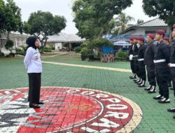 Kalapas Ike Rahmawati Pimpin Serah Terima Regu Jaga Lapas Kelas I Bandar Lampung