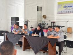 Perkuat Pengamanan, Lapas Kotabumi Gelar Rapat Dengan Regu Pengamanan