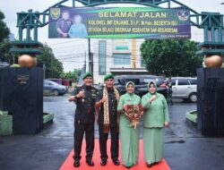 Brigjen TNI Rikas Hidayatullah Pimpin Kegiatan Penyerahan Jabatan Kasrem 043/Gatam dan Sertijab Kasipers Kasrem 043/Gatam