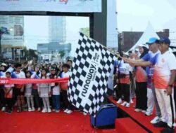 Sukses dan Meriah, Ribuan Peserta Ikuti Bank Lampung Run 2025 di Tugu Adipura