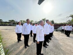 Kalapas Muara Enim Ikuti Apel Bersama Lingkungan Kanwil Ditjenpas Sumsel