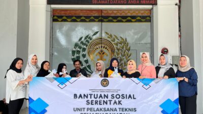 Wujudkan Kepedulian dan Ketahanan Pangan, Lapas Perempuan Bandar Lampung Beri Bantuan Sosial Kepada Keluarga Warga Binaan