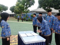 Semarak Hari Kesadaran Berbangsa, Lapas Kelas I Bandar Lampung Gelar Penandatanganan Komitmen Bebas Dari Halinar